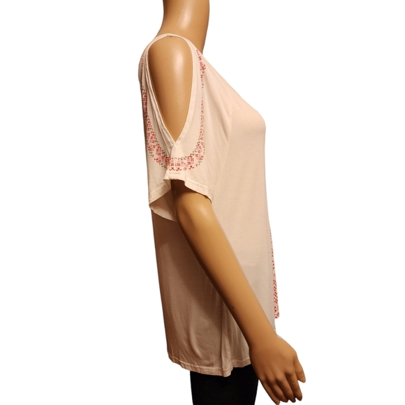 Lascana Cold Shoulder Boho Blouse Size 8 - Picture 4 of 11